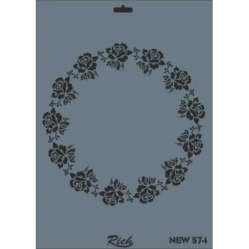Mey İthalat® Rich New Seri N-574 Stencil 35x25 cm