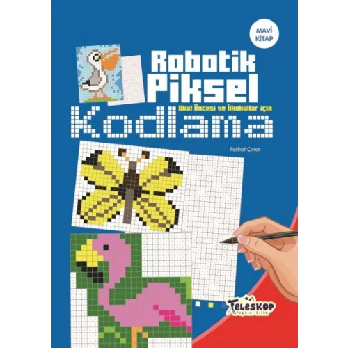 Robotik Piksel Kodlama Mavi Kitap