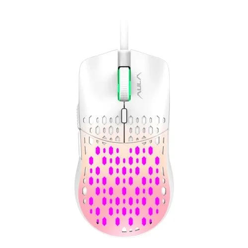 S11 Pro 3600DPI RGB Optik Gaming Mouse Pembe