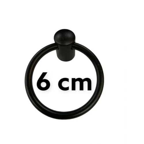 Mey İthalat® Sarkaç Siyah Uzun Halka