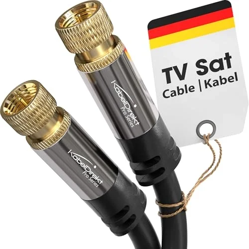 Sat TV Kablosu – 20m | Radyo/TV, DVB-T, DVB-C, DVB-S/DVB-S2, internet, siyah