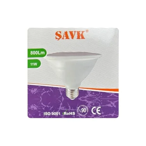 Şavk 11W 6500K Beyaz Işık Par30 E27 Led Spot Ampul