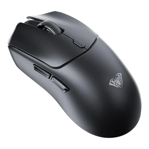 SC580X Lightweight PAW3395 Sensor 10000 DPI 1000Hz Kablolu ve Kablosuz Gaming Oyuncu Mouse Siyah