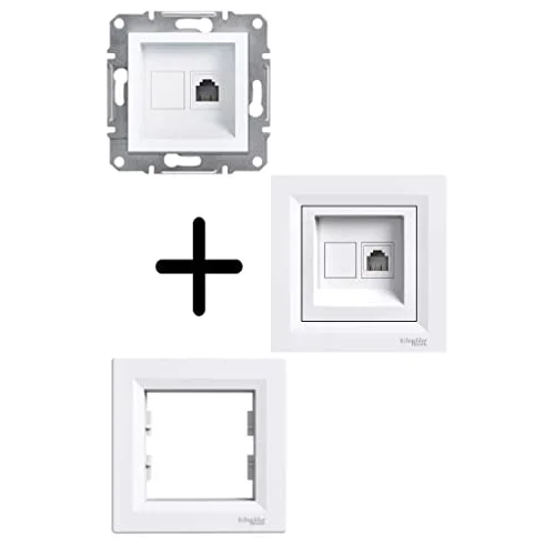 Schneider Electric eph4100121 Anten Telefon RJ11, Beyaz