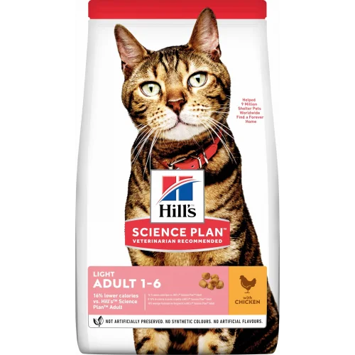 SCIENCE PLAN Light Yetişkin Tavuklu Kedi Maması 3 kg