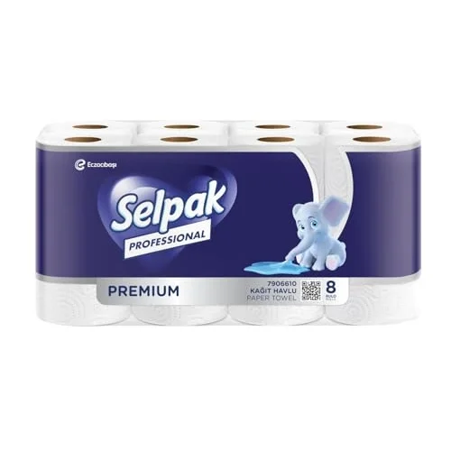 Selpak Professional Premium Havlu Kağıt, 8 Rulo