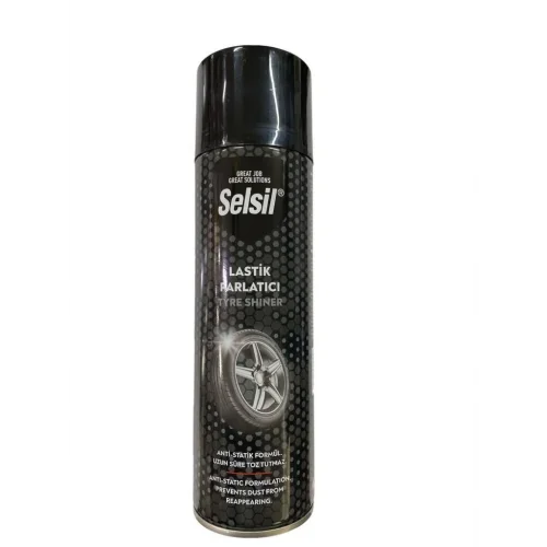 Mey İthalat® Selsil Lastik Parlatıcı Sprey 500 ml