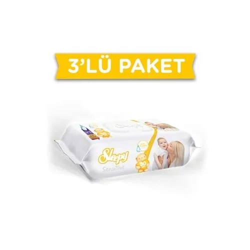 Sensitive 90lı Islak Havlu x 3 Adet