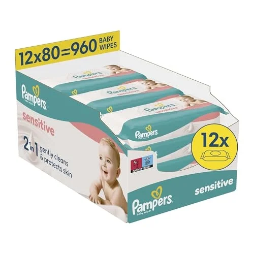 Sensitive Bebek Islak Havlu 12 Paket 960 Yaprak