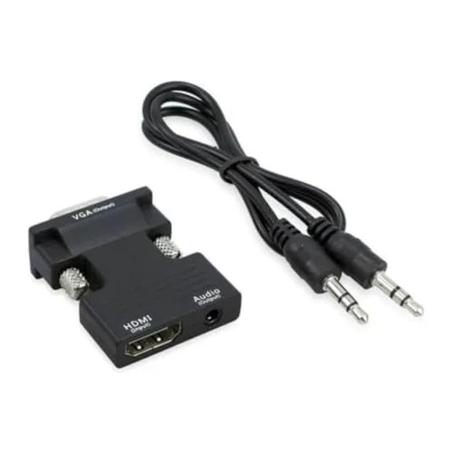 Ses Destekli HDMI To VGA Dönüştürücü Adaptör