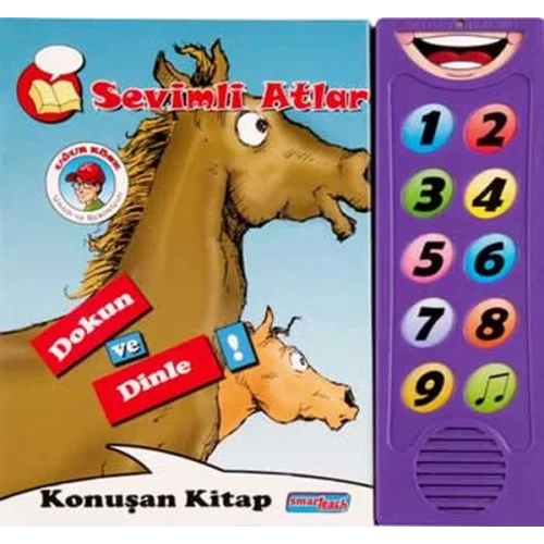 Sevimli Atlar  Dokun ve Dinle Konuşan Kitap