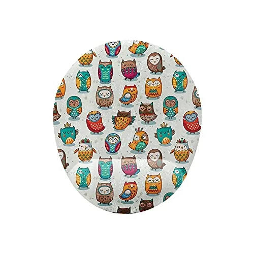 Sevimli Baykuşlar Bilek Destekli Mouse Pad