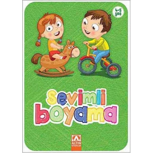 Sevimli Boyama - Yeşil