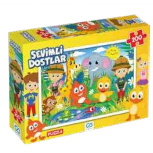 Sevimli Dostlar Puzzle 200