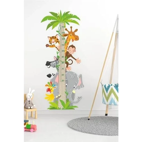 Sevimli Hayvanlar Temalı Boy Ölçer Duvar