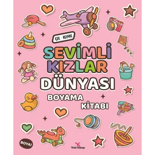 Sevimli Kızlar Dünyası Boyama Kitabı