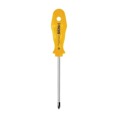 SGS Yıldız Tornavida, Sarı Seri, 3x80 mm, Krom Çelik Gövde, SGS1030