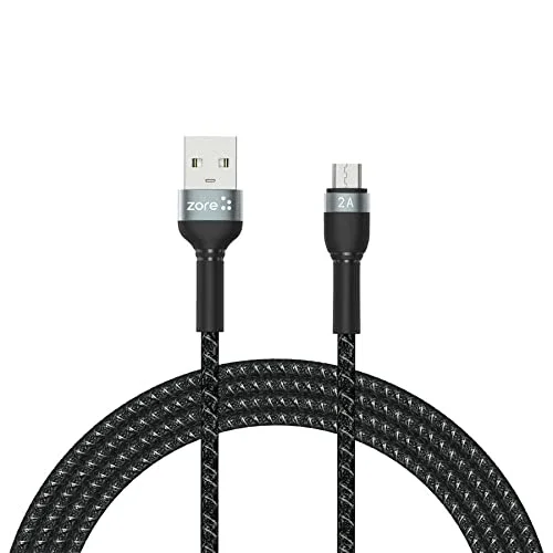 Shira Serisi Micro Usb Kablo 2 Metre Siyah
