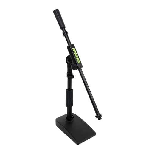 Shure by Tek Bölümlü Bomlu Kompakt, Düşük Profilli Mikrofon Standı; (SH-DESKTOP2)