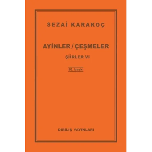 Şiirler 6 - Ayinler Çeşmeler