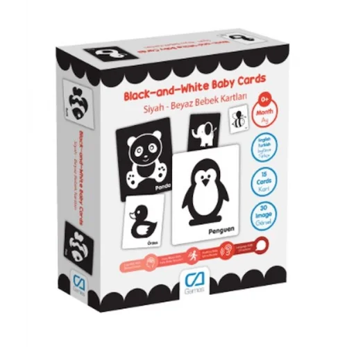 Siyah Beyaz Bebek Kartları