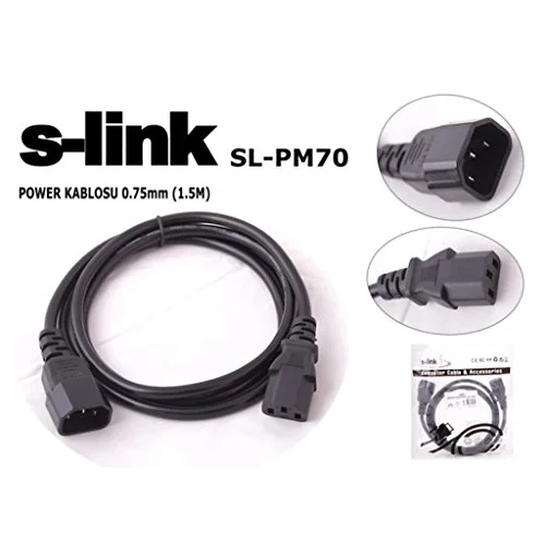 SL-PM70 1.5m 0.75mm Monitör Power Kablo