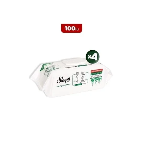 Sleepy Easy Clean Yüzey Temizlik Havlusu 100 Lü X 4