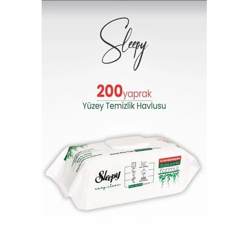 Sleepy Easy Clean Yüzey Temizlik Havlusu 200 Yaprak