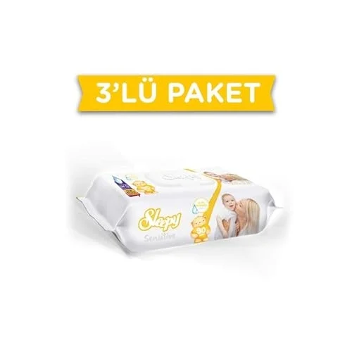 Sleepy Sensitive Islak Mendil 90 Yaprak,3 Adet