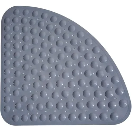 Slikon Yumuşak Taban Pearlette Banyo Paspası 53,5x53,5 cm Kaymaz