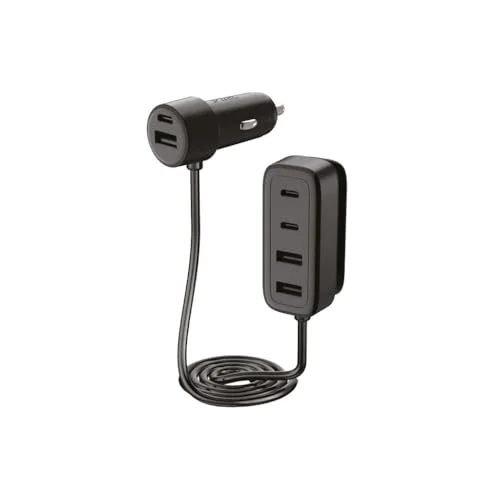 SmartCharger 6sı 1 Arada PD 90W Araç Hızlı Şarj Aleti 3 USB-C+3 USB-A