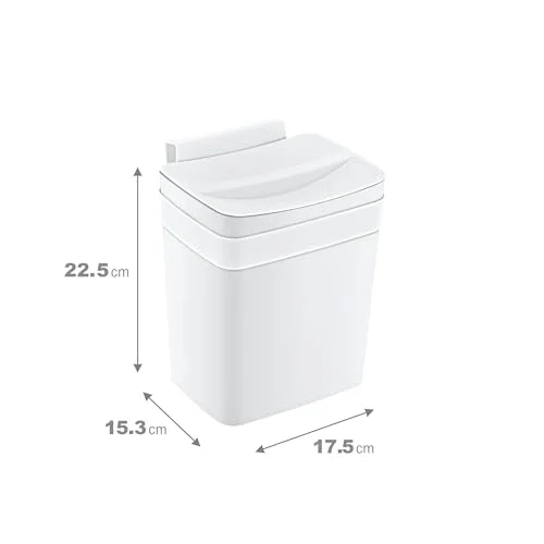 Soft Askılı Çöp Kutusu 4 LT BEYAZ