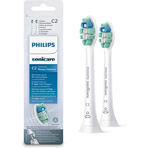 Sonicare Optimal Plaque Defence - Sonic Şarjlı Diş Fırçası 2li Yedek Başlık - Beyaz