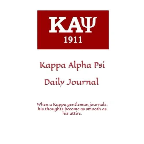 Spark Tomorrow Kappa Alpha Psi Daily Journal: When a Kappa gentleman journals, his thoughts become as smooth as his attire.