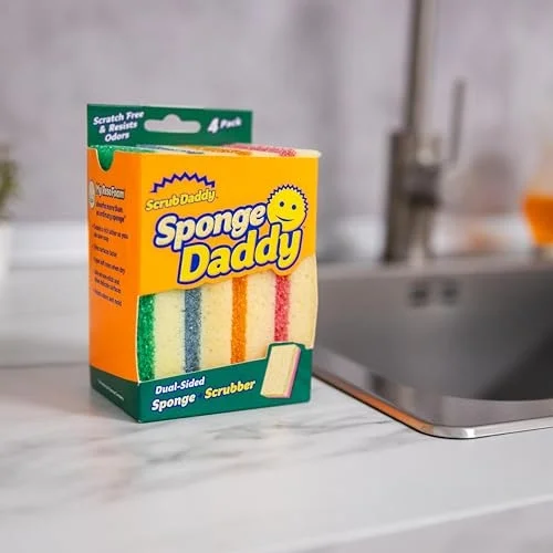 Sponge Daddy Bulaşık Süngeri (4lü Paket)