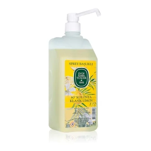 Sprey Başlıklı Klasik Limon Kolonyasi (1 Lt)