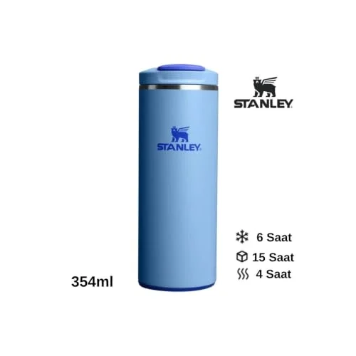 Stanley The Transit Fliptop Mug 0.35 L Termos Kupa Bardak Matara Mavi, 10-13063-0052