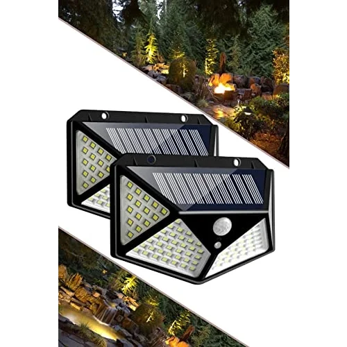 StarMax Güneş Enerjili Hareket Sensörlü Ip65 Suya Dayanıklı 100 Led Lamba 1410