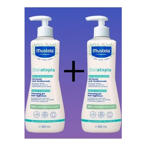 Stelatopia Cleansing Gel 500 ml Kuru Ciltler İçin Şampuan X2