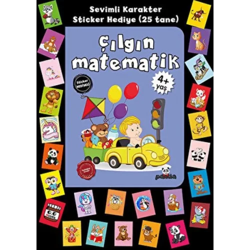 Stickerlı 4+ Yaş Çılgın Matematik