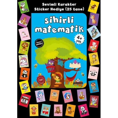 Stickerlı 4+ Yaş Sihirli Matematik