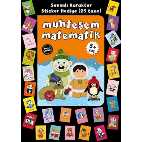 Stickerlı 5+ Yaş Muhteşem Matematik