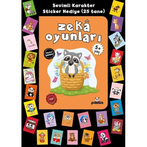 Stickerlı 5+ Yaş Zekâ Oyunları