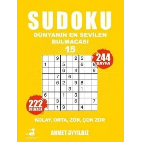Sudoku Dünyanın En Sevilen Sevilen Bulmacası 15