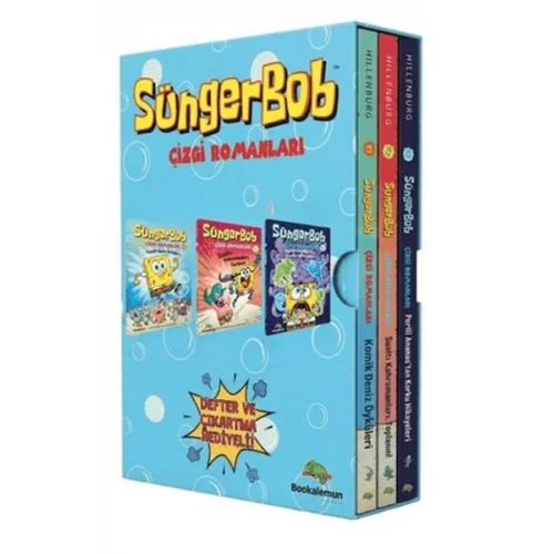Süngerbob Çizgi Romanları- 3 Kitap Kutulu Set