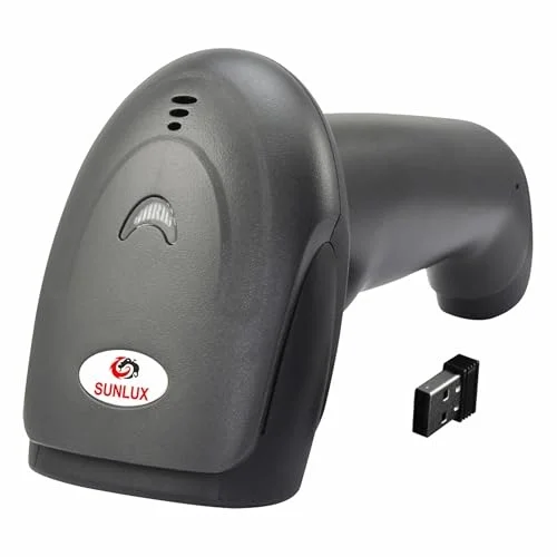 SUNLUX XL-9309B 1D KABLOSUZ LAZER BARKOD OKUYUCU