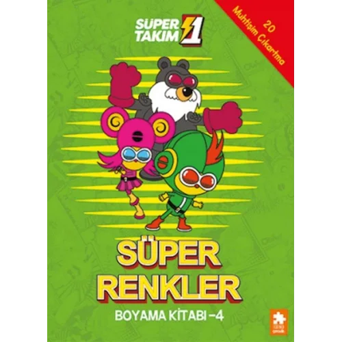 Süper 1 Takım Süper Renkler Boyama Kitabı - 4