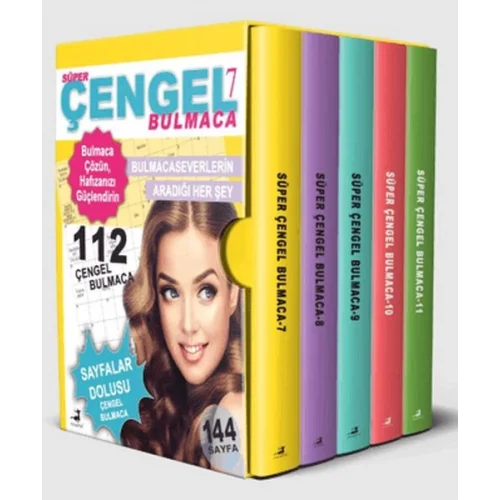 Süper Çengel Bulmaca 5 Kitap Kutulu Set