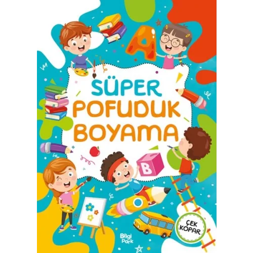 Süper Pofuduk Boyama Kitabı