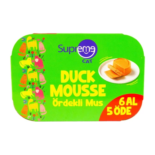 Supreme Cat Ördekli Püre 85gr 6 Al 5 Öde Islak Mama